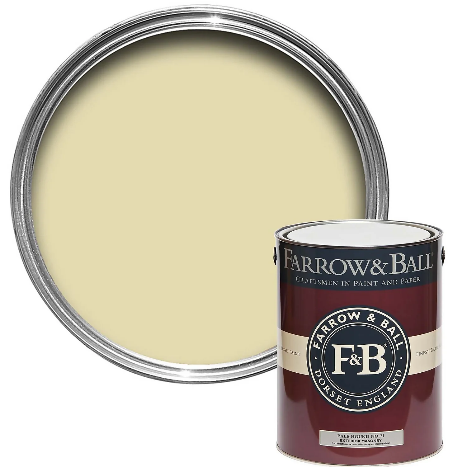Farrow & Ball Exterior Masonry Paint Pale Hound - 5L 1 Farrow & Ball Exterior Masonry Paint Pale Hound - 5L