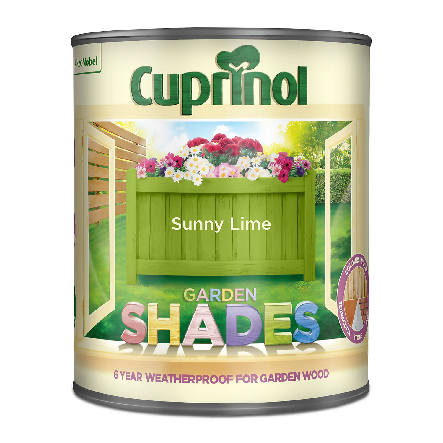 Cuprinol Garden Shades Sunny Lime - 1L 3 Cuprinol Garden Shades Sunny Lime - 1L - Image 3