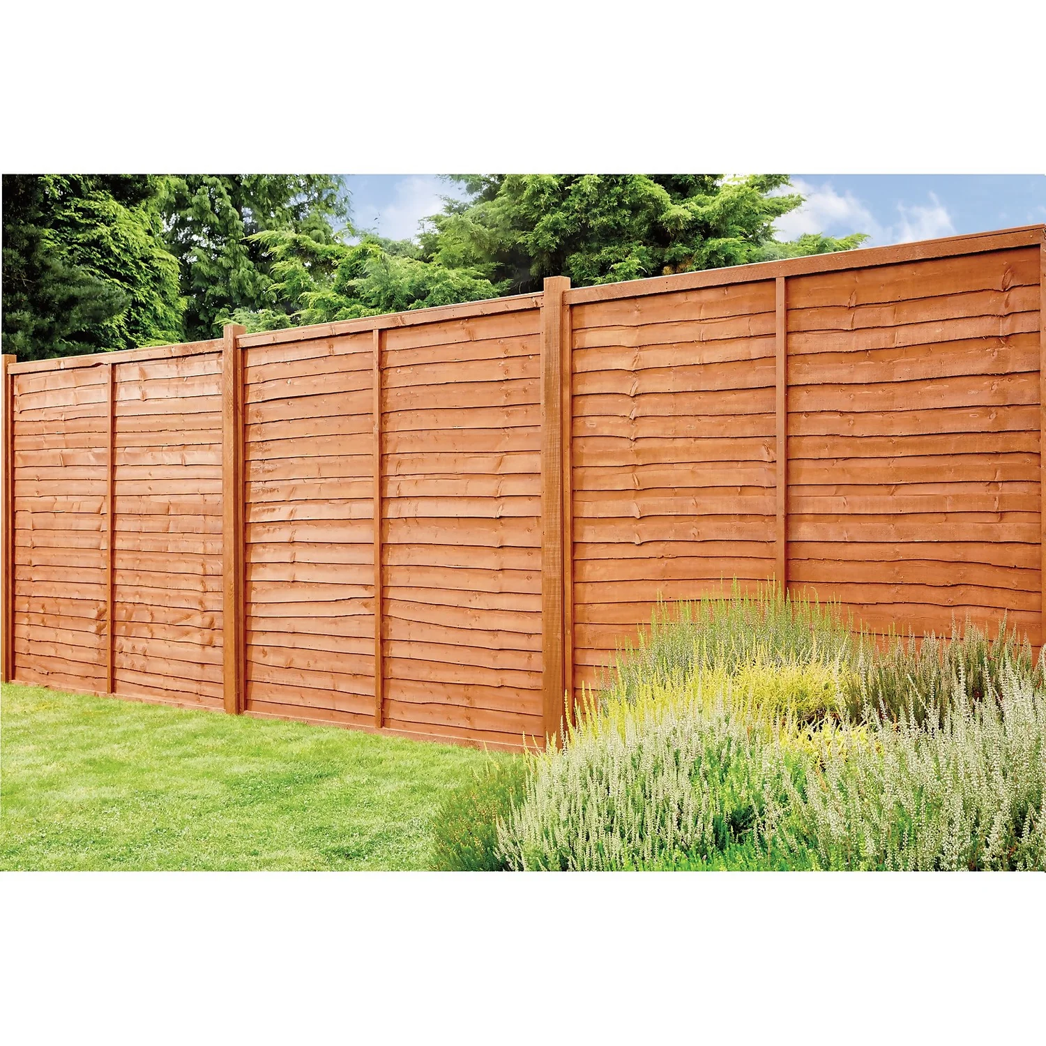 Ronseal Fence Life Plus Paint Medium Oak - 5L 2 Ronseal Fence Life Plus Paint Medium Oak - 5L - Image 2