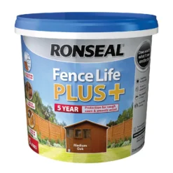 Ronseal Fence Life Plus Paint Medium Oak - 5L 9 Ronseal Fence Life Plus Paint Medium Oak - 5L -Cheap Deco Casa Store 12804791 1684942088346357