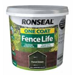 Ronseal One Coat Fence Life Paint Forest Green - 5L 7 Ronseal One Coat Fence Life Paint Forest Green - 5L -Cheap Deco Casa Store 12804806 1674942086688356