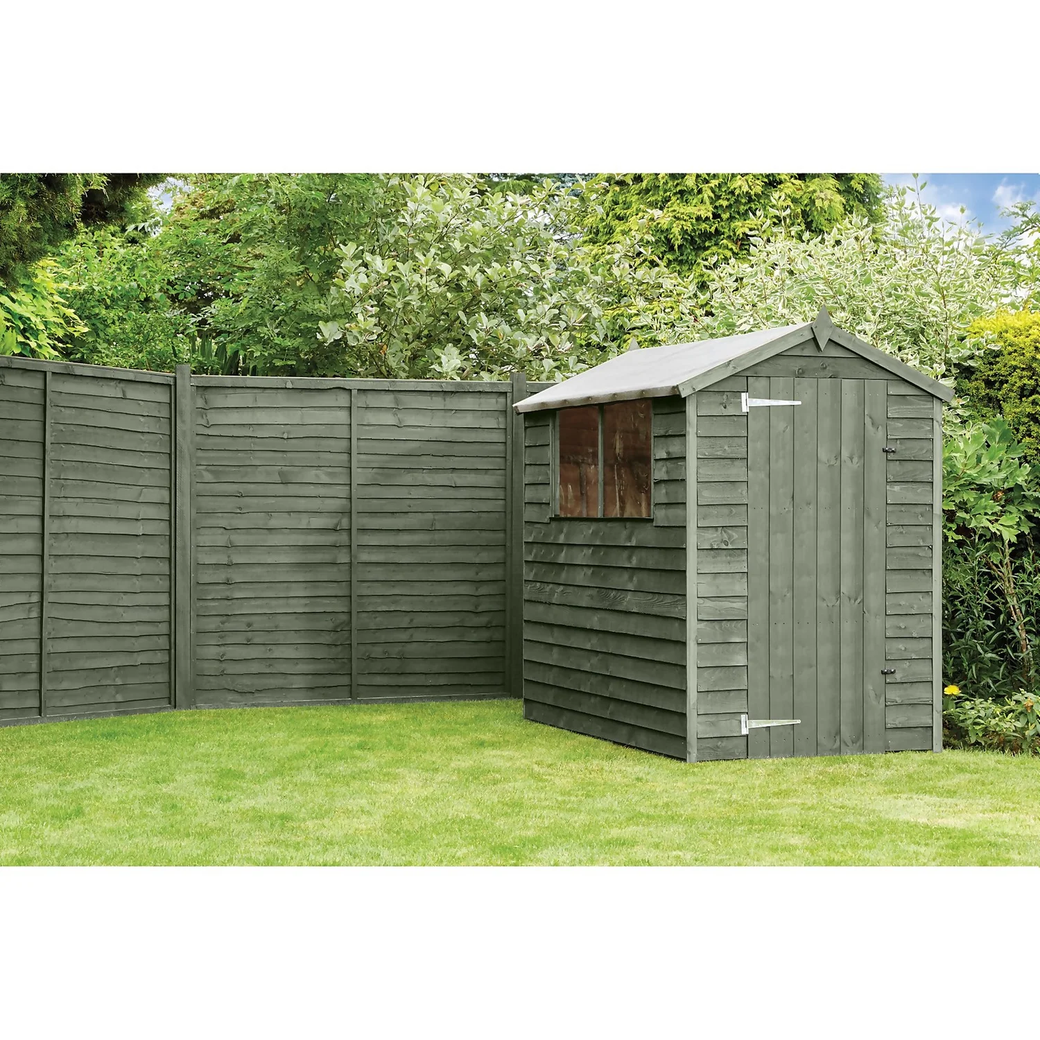 Ronseal One Coat Fence Life Paint Forest Green - 5L 2 Ronseal One Coat Fence Life Paint Forest Green - 5L - Image 2
