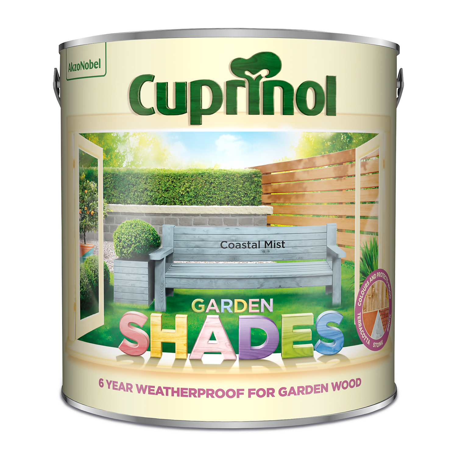 Cuprinol Garden Shades Coastal Mist - 2.5L 3 Cuprinol Garden Shades Coastal Mist - 2.5L - Image 3