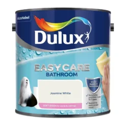 Dulux Easycare Bathroom Jasmine White - Soft Sheen Paint - 2.5L -Cheap Deco Casa Store 12806257 7294832955605325