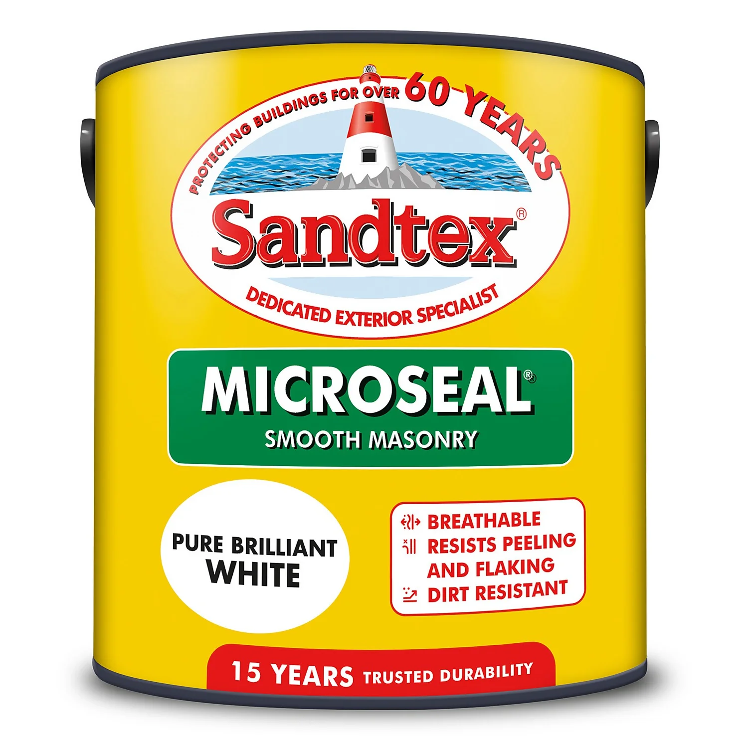 Sandtex® Ultra Smooth Masonry Paint Pure Brilliant White - 2.5L 8 Sandtex® Ultra Smooth Masonry Paint Pure Brilliant White - 2.5L - Image 8