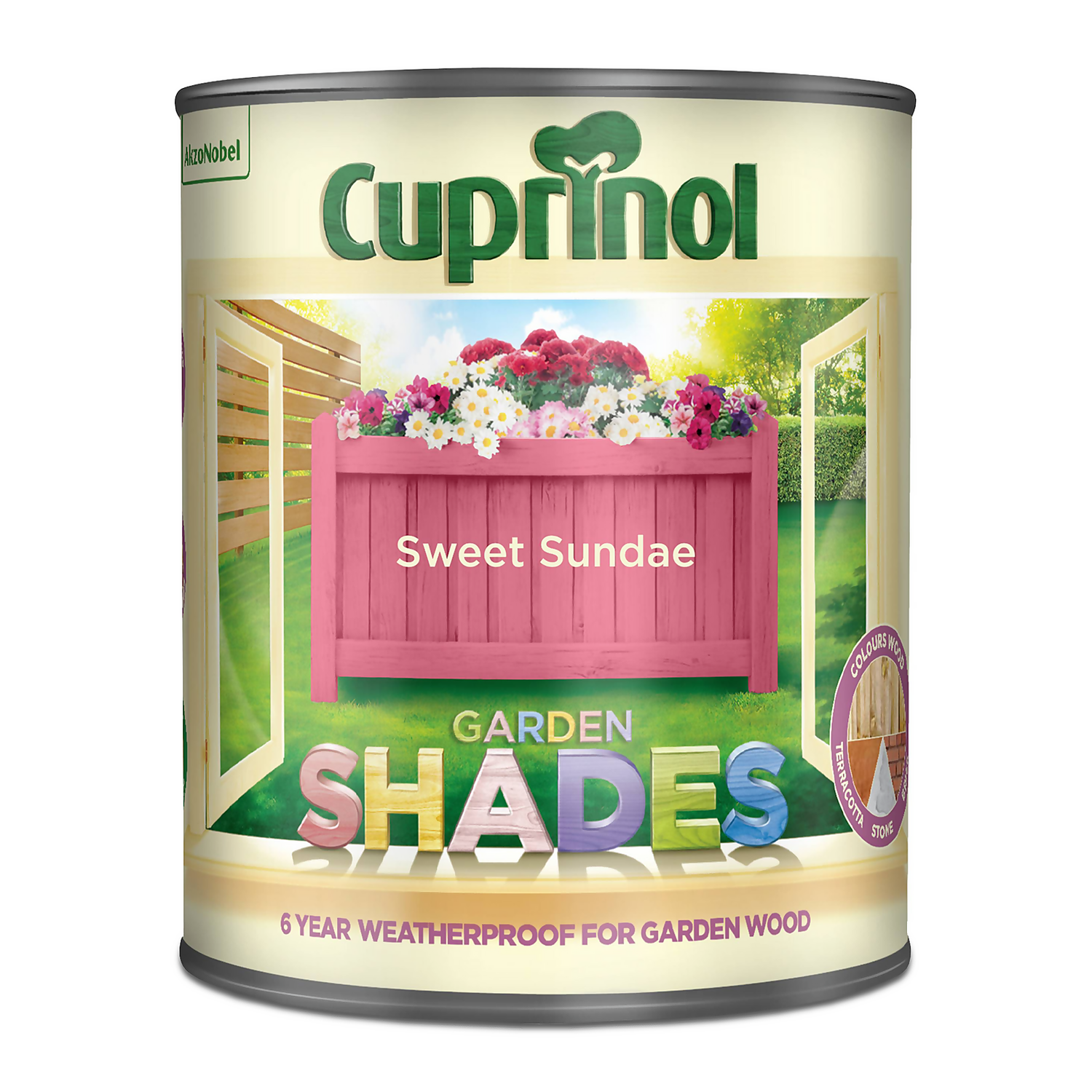 Cuprinol Garden Shades Sweet Sundae - 1L 3 Cuprinol Garden Shades Sweet Sundae - 1L - Image 3