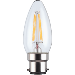 LED Filament Candle BC 4.5W Light Bulb