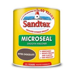 Sandtex® Ultra Smooth Masonry Paint Bitter Chocolate - 1L -Cheap Deco Casa Store 12807368 3614871561497143