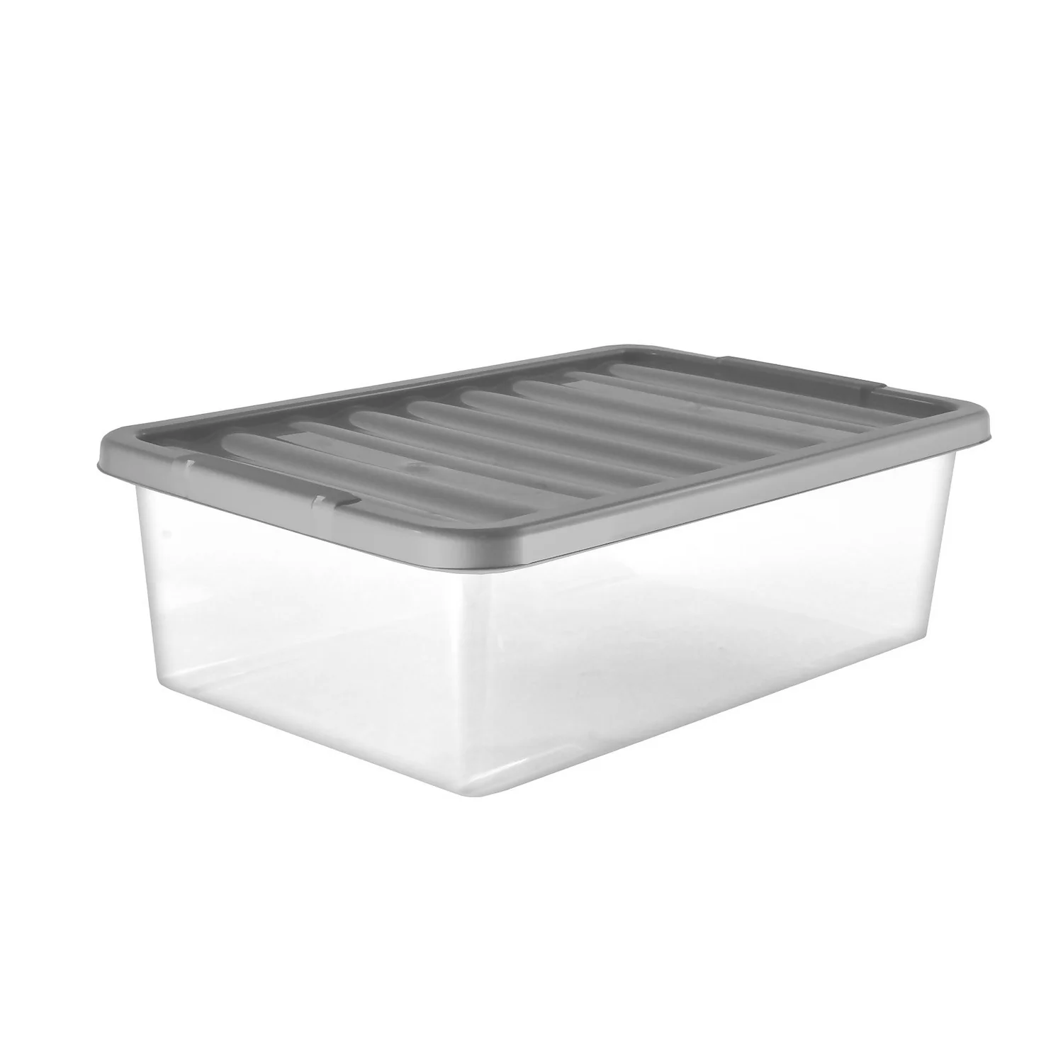 32L Storage Box With Clear Base And Lid 2 32L Storage Box With Clear Base And Lid - Image 2