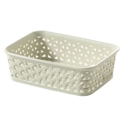 Curver My Style A6 Rectangular Plastic Storage Organiser - Vintage White