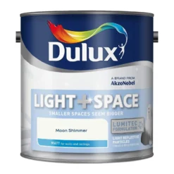 Dulux Light & Space Matt Emulsion Paint Moon Shimmer - 2.5L 8 Dulux Light & Space Matt Emulsion Paint Moon Shimmer - 2.5L -Cheap Deco Casa Store 12808061 1664833203876355