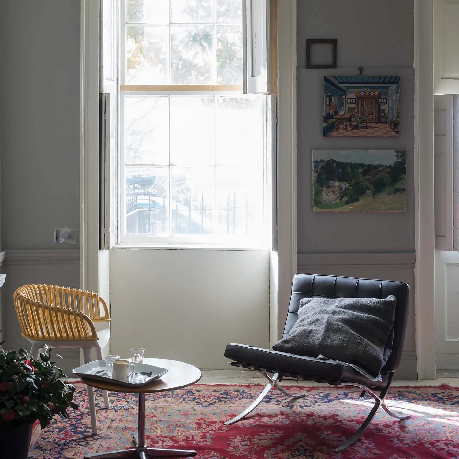 Farrow & Ball Full Gloss Paint Worsted - 2.5L 4 Farrow & Ball Full Gloss Paint Worsted - 2.5L - Image 4