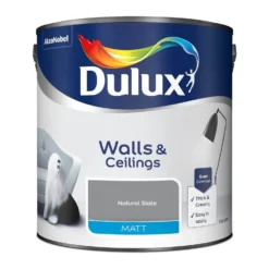 Dulux Matt Emulsion Paint Natural Slate - 2.5L 11 Dulux Matt Emulsion Paint Natural Slate - 2.5L -Cheap Deco Casa Store 12809000 1174833219571410