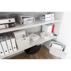 Curver My Style Large Rectangular Plastic Storage Basket - Vintage White - 18L 9 Curver My Style Large Rectangular Plastic Storage Basket - Vintage White - 18L -Cheap Deco Casa Store 12809473 1314833219521040