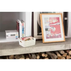 Curver My Style Small Rectangular Plastic Storage Basket - Vintage White - 4L 13 Curver My Style Small Rectangular Plastic Storage Basket - Vintage White - 4L -Cheap Deco Casa Store 12809474 7354833220160538