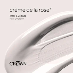 Crown Breatheasy Matt Standard Emulsion Paint Creme De La Rose - 5L 15 Crown Breatheasy Matt Standard Emulsion Paint Creme De La Rose - 5L -Cheap Deco Casa Store 12809689 4654999803340869