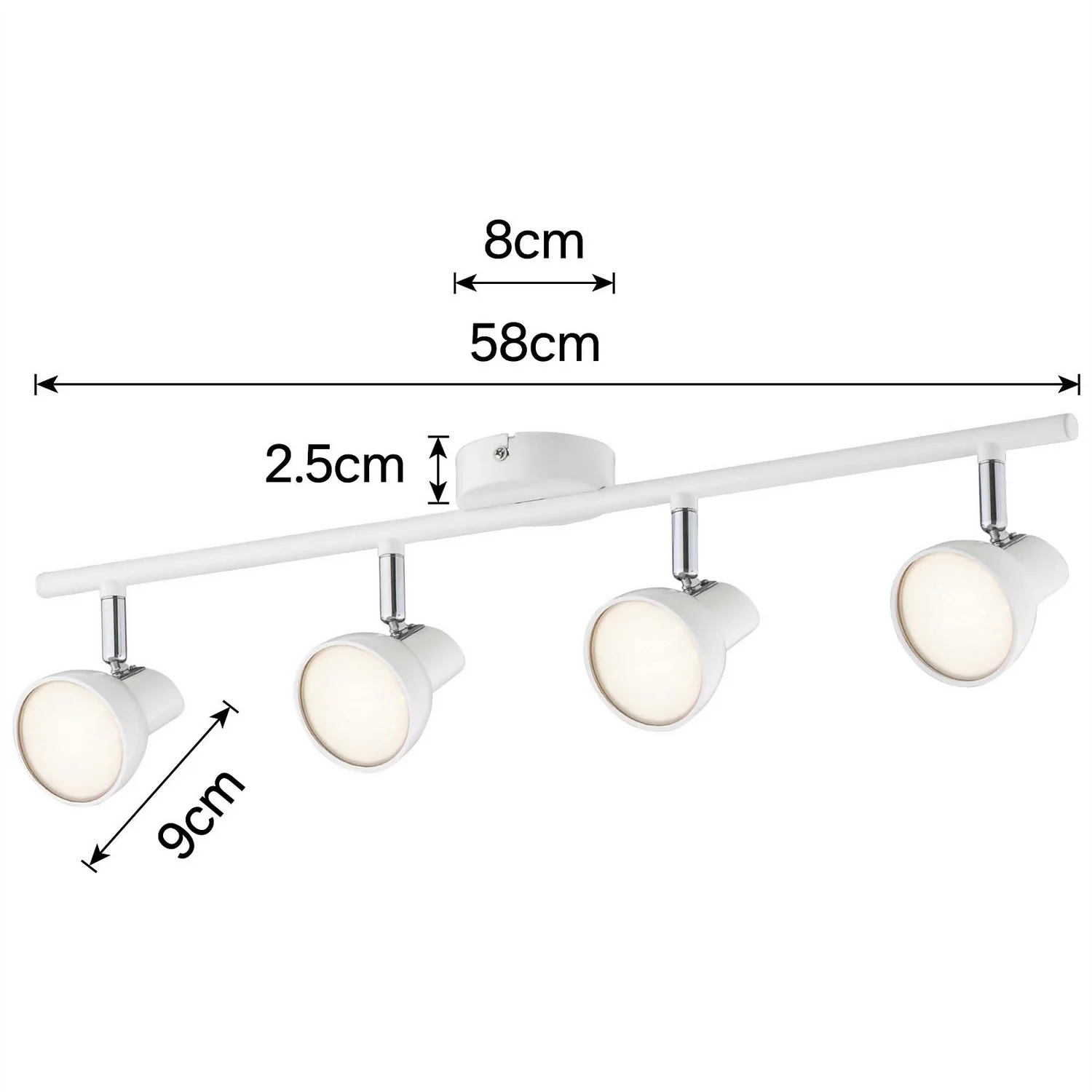 Artemis 4 Bar LED Spotlight - White 4 Artemis 4 Bar LED Spotlight - White - Image 4