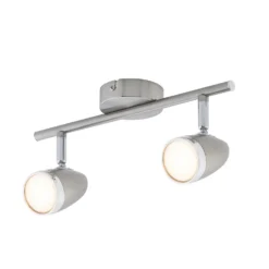 Vector 2 Bar LED Spotlight - Satin Nickel