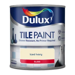 Dulux Iced Ivory - Tile Paint - 600ml -Cheap Deco Casa Store 12810648 3714846181824299