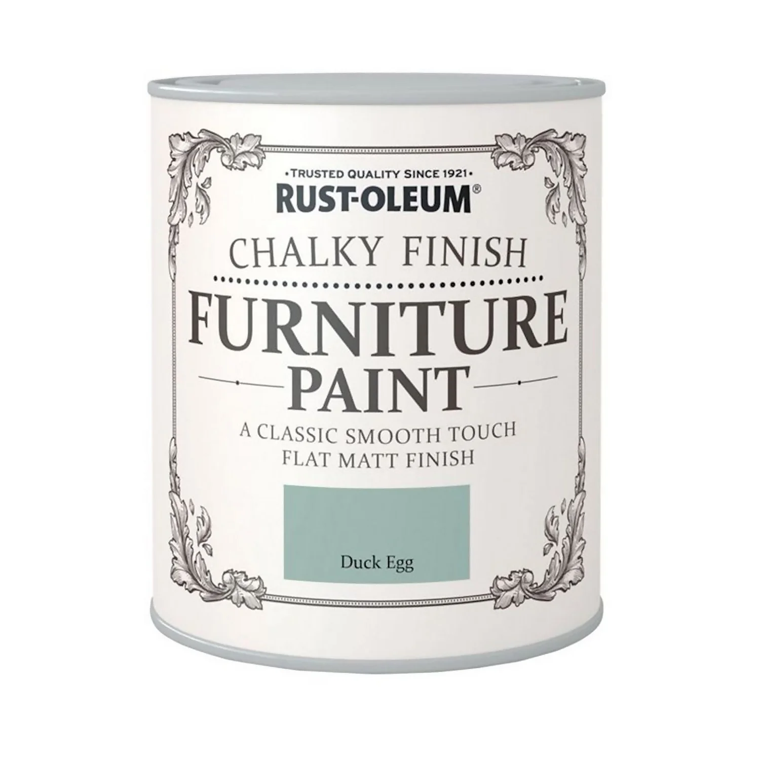 Rust-Oleum Chalky Furniture Paint - Duck Egg - 125ml 1 Rust-Oleum Chalky Furniture Paint - Duck Egg - 125ml