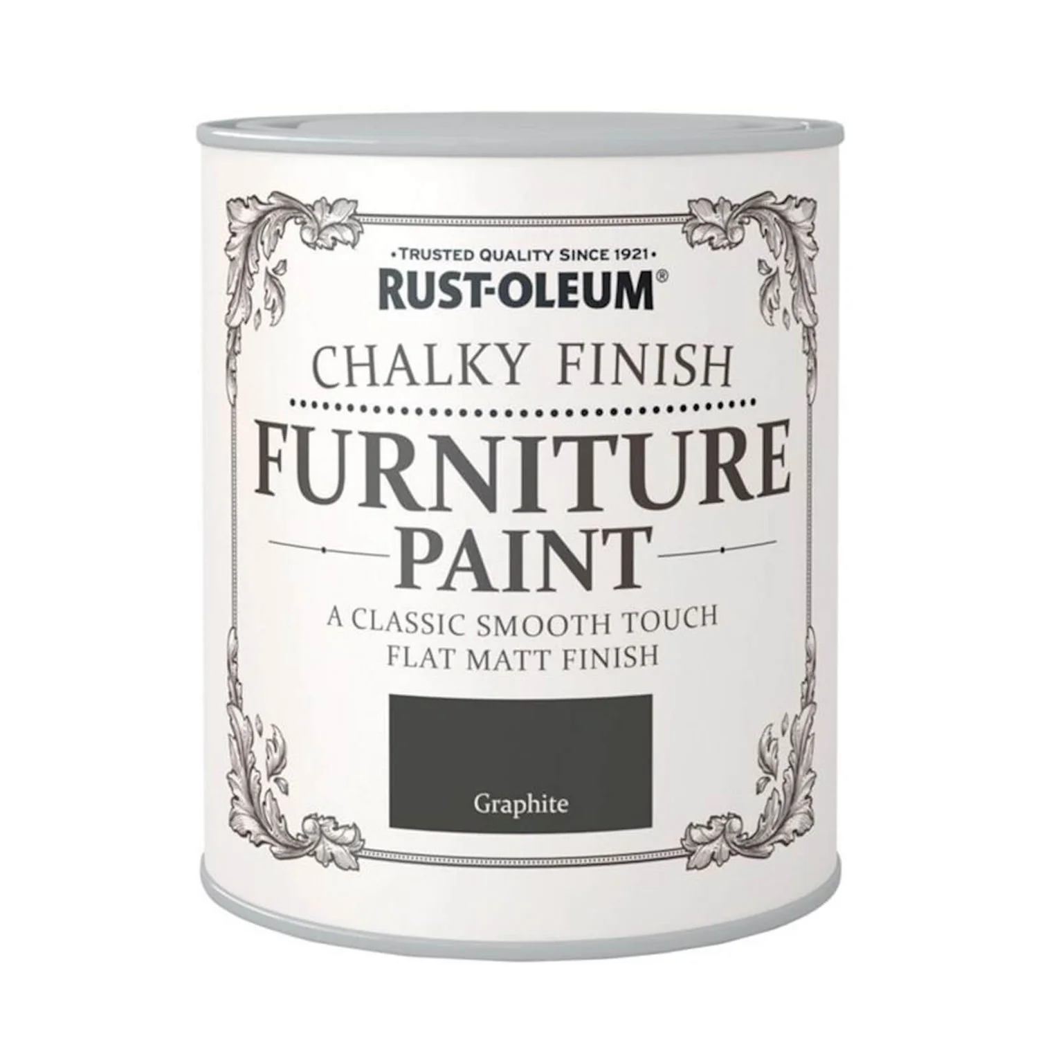 Rust-Oleum Chalky Furniture Paint - Graphite - 125ml 1 Rust-Oleum Chalky Furniture Paint - Graphite - 125ml