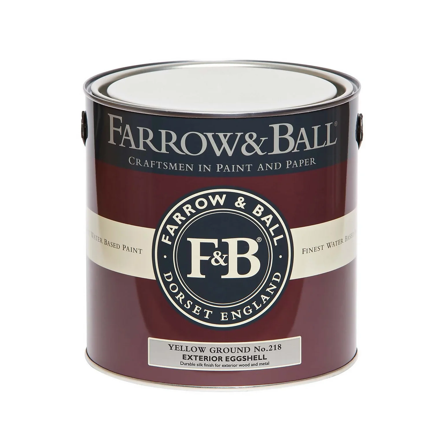 Farrow & Ball Exterior Eggshell Paint Yellow Ground - 2.5L 3 Farrow & Ball Exterior Eggshell Paint Yellow Ground - 2.5L - Image 3