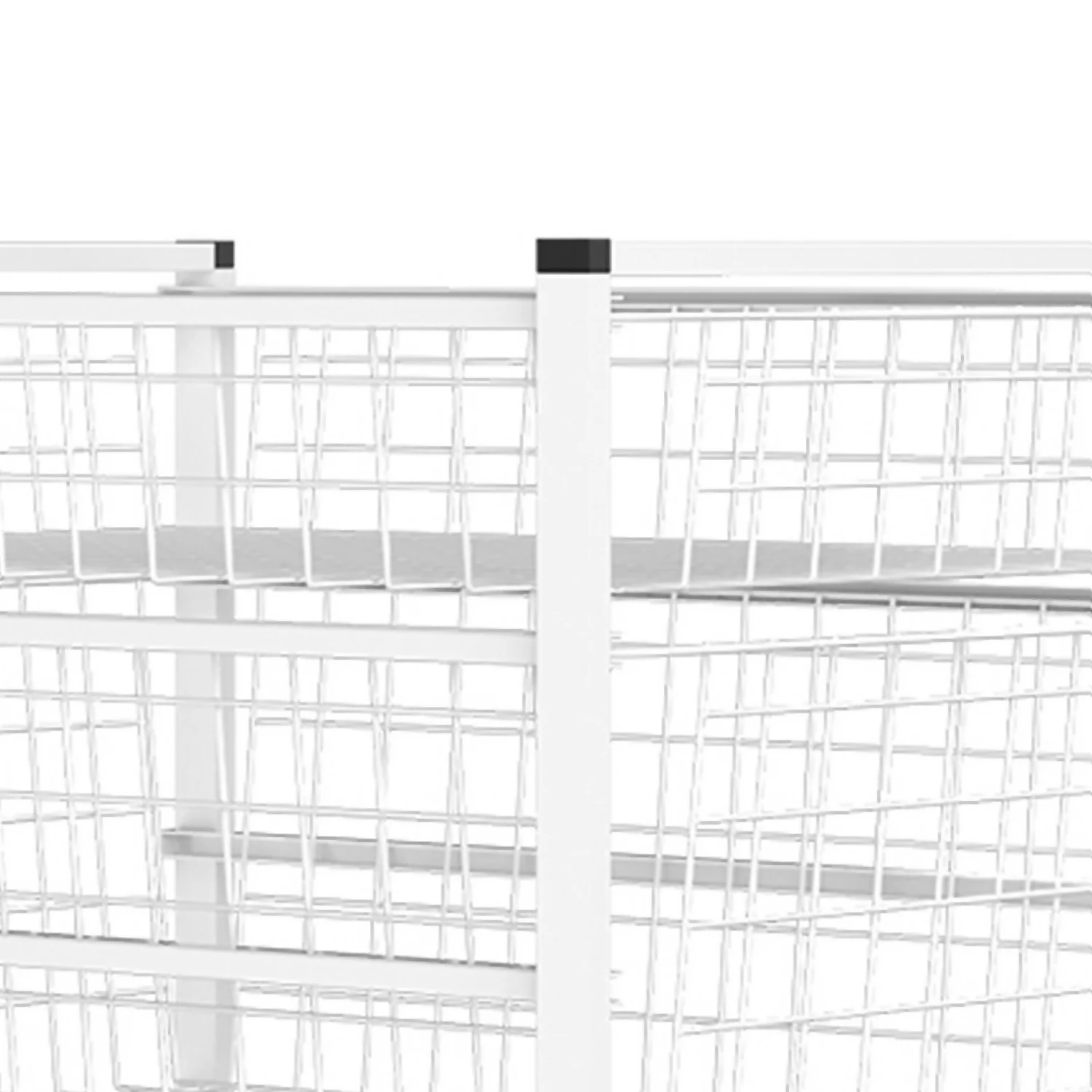 5 Wire Baskets Storage Tower 4 5 Wire Baskets Storage Tower - Image 4