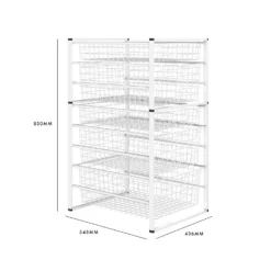 5 Wire Baskets Storage Tower 9 5 Wire Baskets Storage Tower -Cheap Deco Casa Store 12812738 2144946440277985