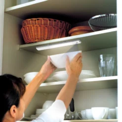 Arlec Lithium PIR LED Light Bar 28cm 12 Arlec Lithium PIR LED Light Bar 28cm -Cheap Deco Casa Store 12813238 6805007579858708