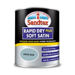 Sandtex® Rapid Dry Satin Paint Gentle Blue - 750ml 14 Sandtex® Rapid Dry Satin Paint Gentle Blue - 750ml -Cheap Deco Casa Store 12813513 1054951367690766