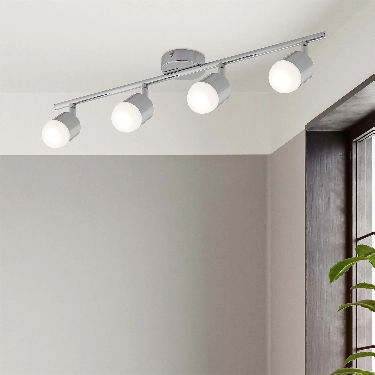 Pallas 4x 5W LED Spotlight - Chrome 2 Pallas 4x 5W LED Spotlight - Chrome - Image 2