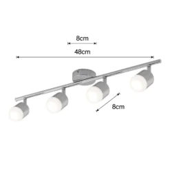 Pallas 4x 5W LED Spotlight - Chrome 8 Pallas 4x 5W LED Spotlight - Chrome -Cheap Deco Casa Store 12813806 5574843086961875