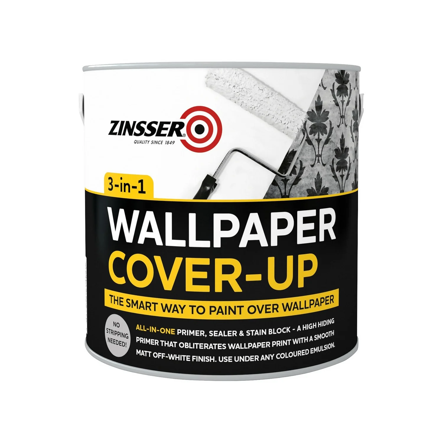 Zinsser Wallpaper Cover-Up - 2.5L 3 Zinsser Wallpaper Cover-Up - 2.5L - Image 3