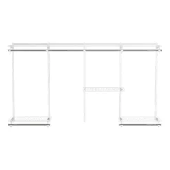 None Wardrobe System Starter Kit - White - 2.4m -Cheap Deco Casa Store 12815435 1155044142133174