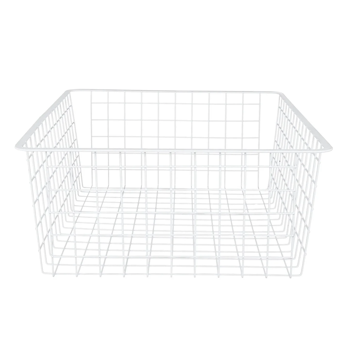 Wire 2 Runner Basket - White - 185mm 1 Wire 2 Runner Basket - White - 185mm