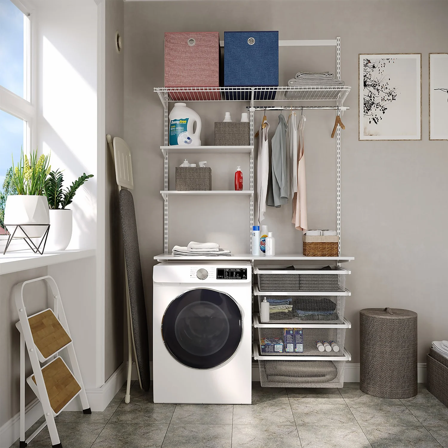 None Double Slot Bracket - White -170mm 2 None Double Slot Bracket - White -170mm - Image 2