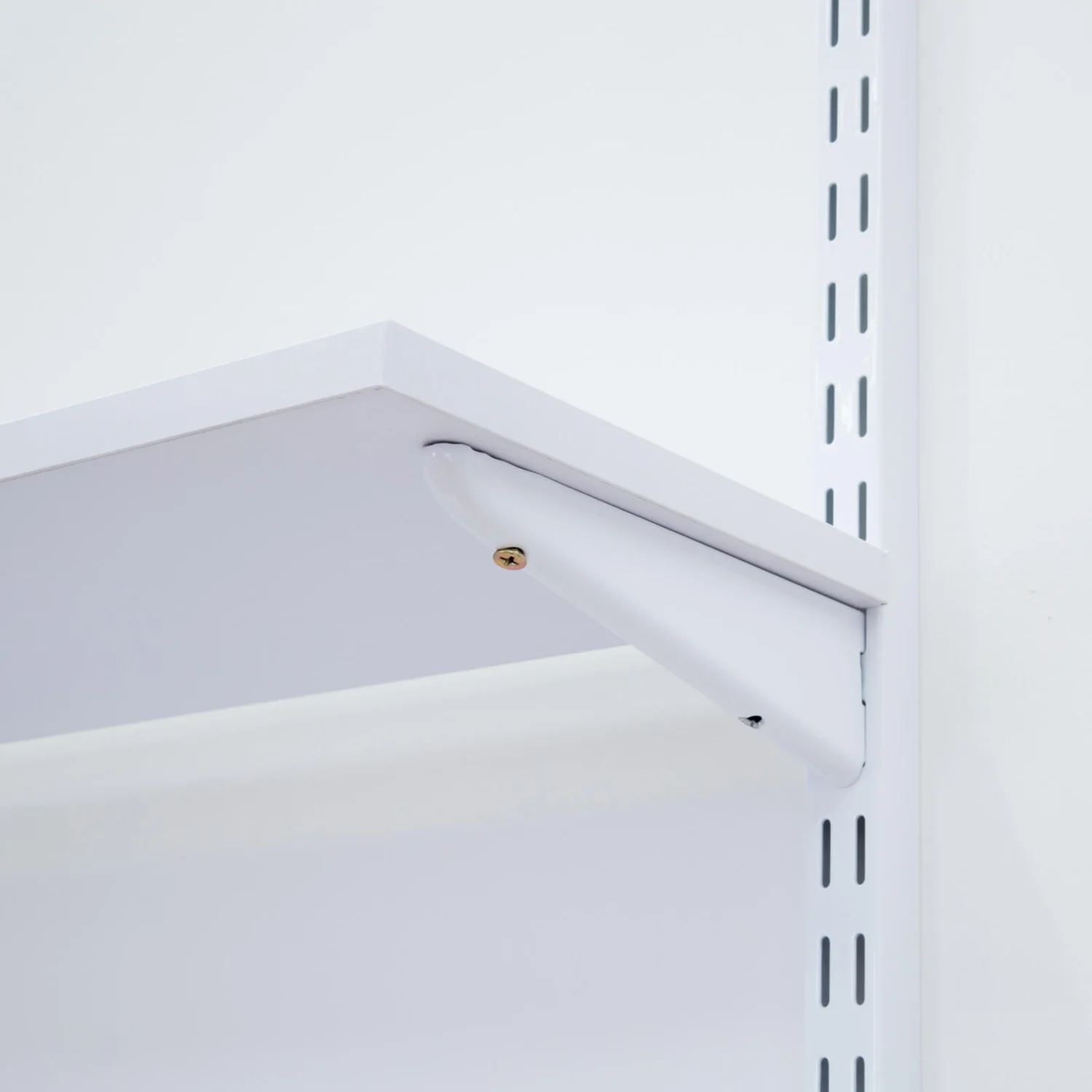 None Double Slot Bracket - White -470mm 4 None Double Slot Bracket - White -470mm - Image 4