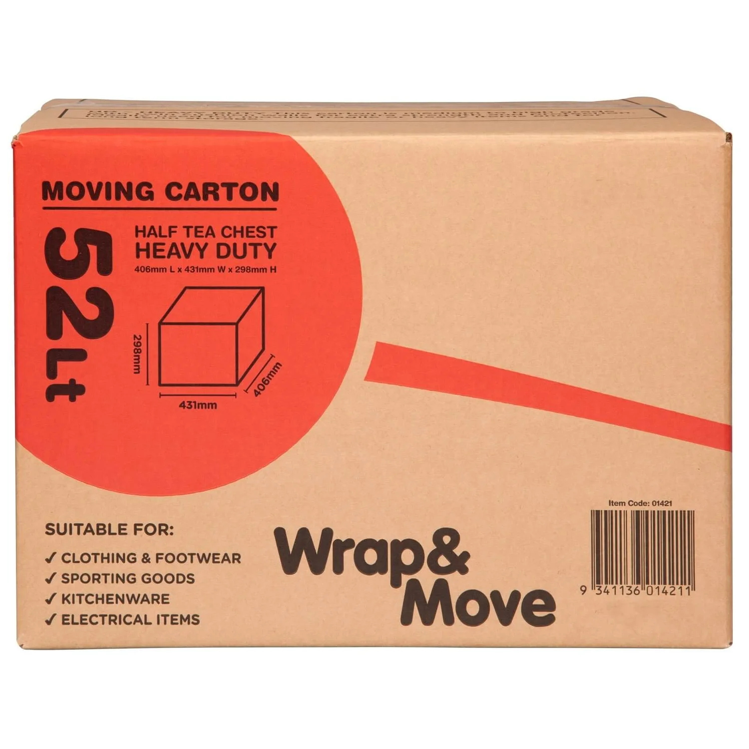 52L Moving Box Heavy Duty 2 52L Moving Box Heavy Duty - Image 2