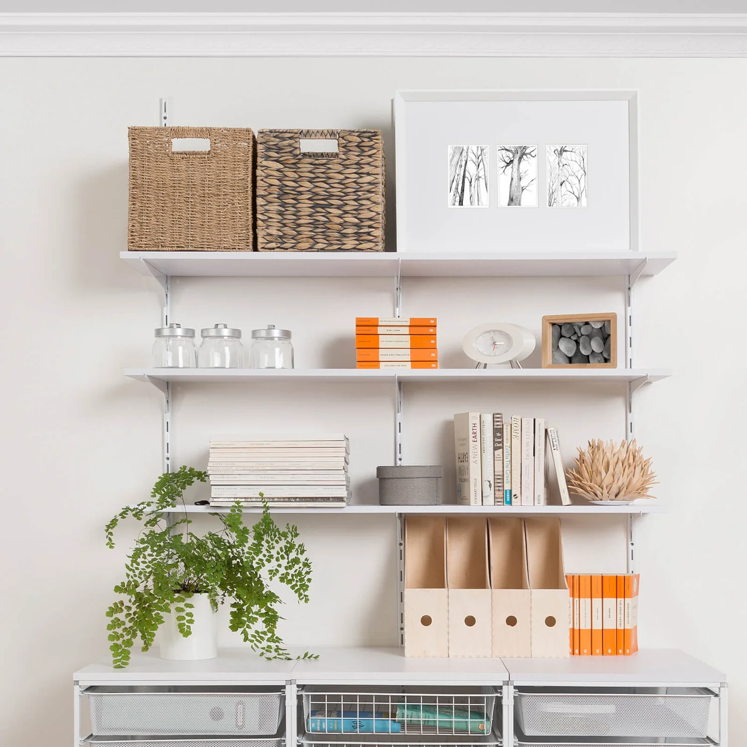 None Single Bracket - White - 400mm 3 None Single Bracket - White - 400mm - Image 3