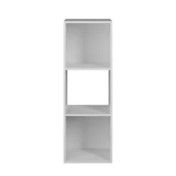 Compact Cube 3x1 Storage Unit - White -Cheap Deco Casa Store 12815992 1184929106715094