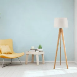 Poppy Tripod Floor Lamp - Natural