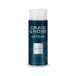 Craig & Rose Artisan Semi Gloss Spray Paint - Clear Coat - 400ml