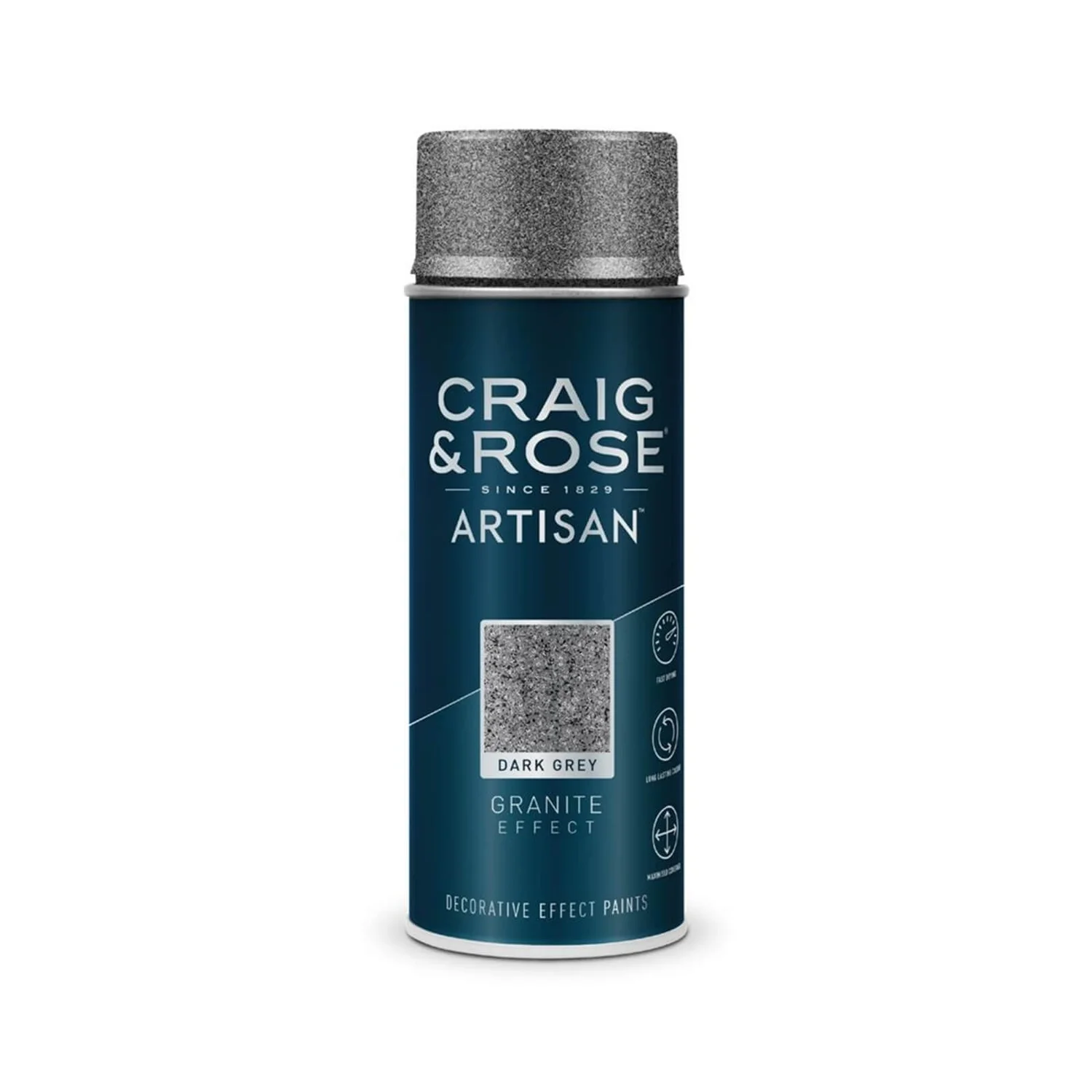 Craig & Rose Artisan Granite Spray Paint - Dark Grey - 400ml 1 Craig & Rose Artisan Granite Spray Paint - Dark Grey - 400ml