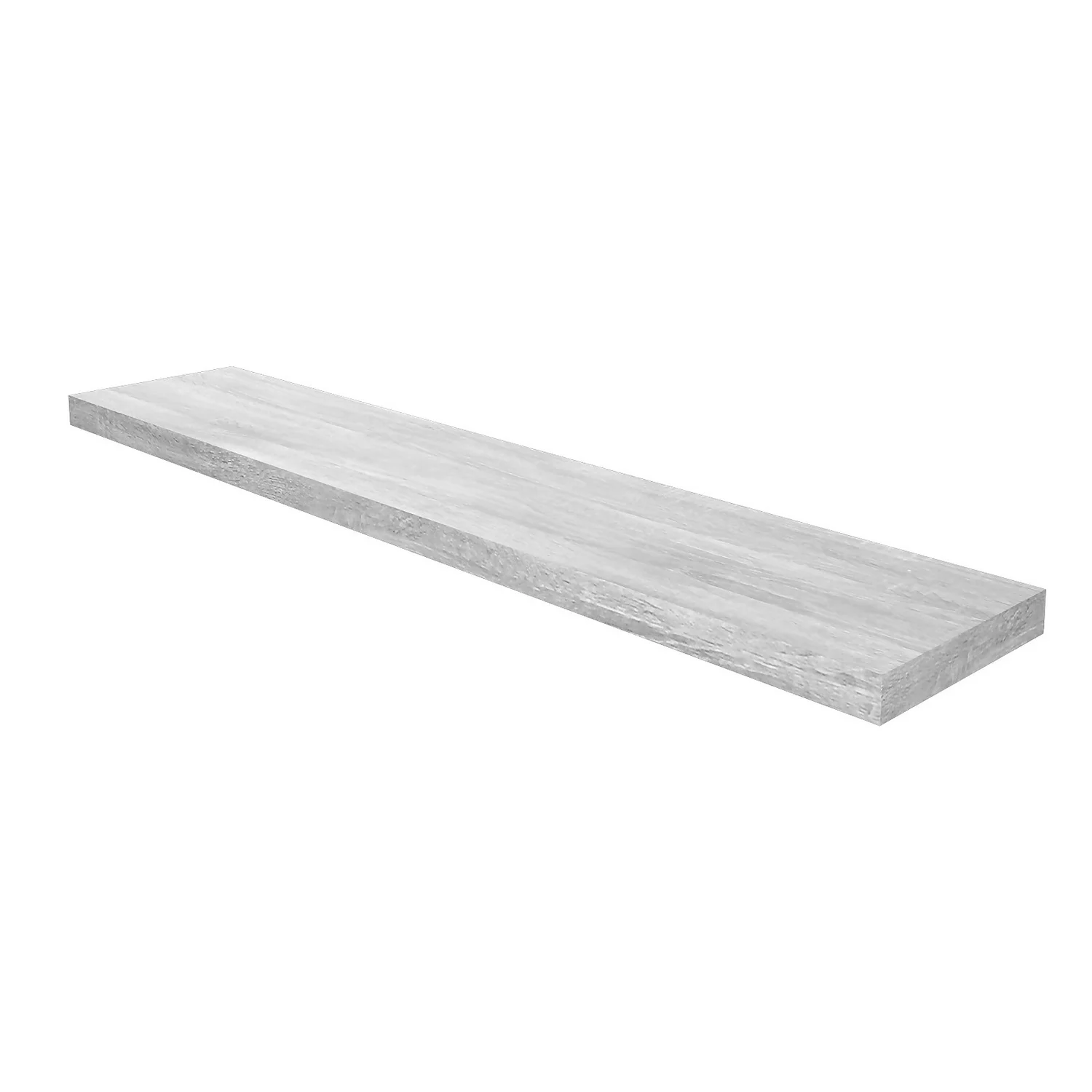 Floating Shelf - Grey Oak - 1200 X 240 X 38mm 1 Floating Shelf - Grey Oak - 1200 X 240 X 38mm
