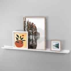 Flexi Storage Decorative Shelving Photo Shelf - White Matt - 1200x35x100mm -Cheap Deco Casa Store 12817978 1854876426170414