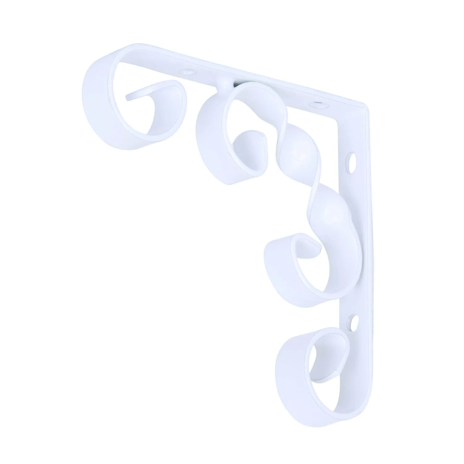 None Scroll Bracket - White - 100x100mm 1 None Scroll Bracket - White - 100x100mm