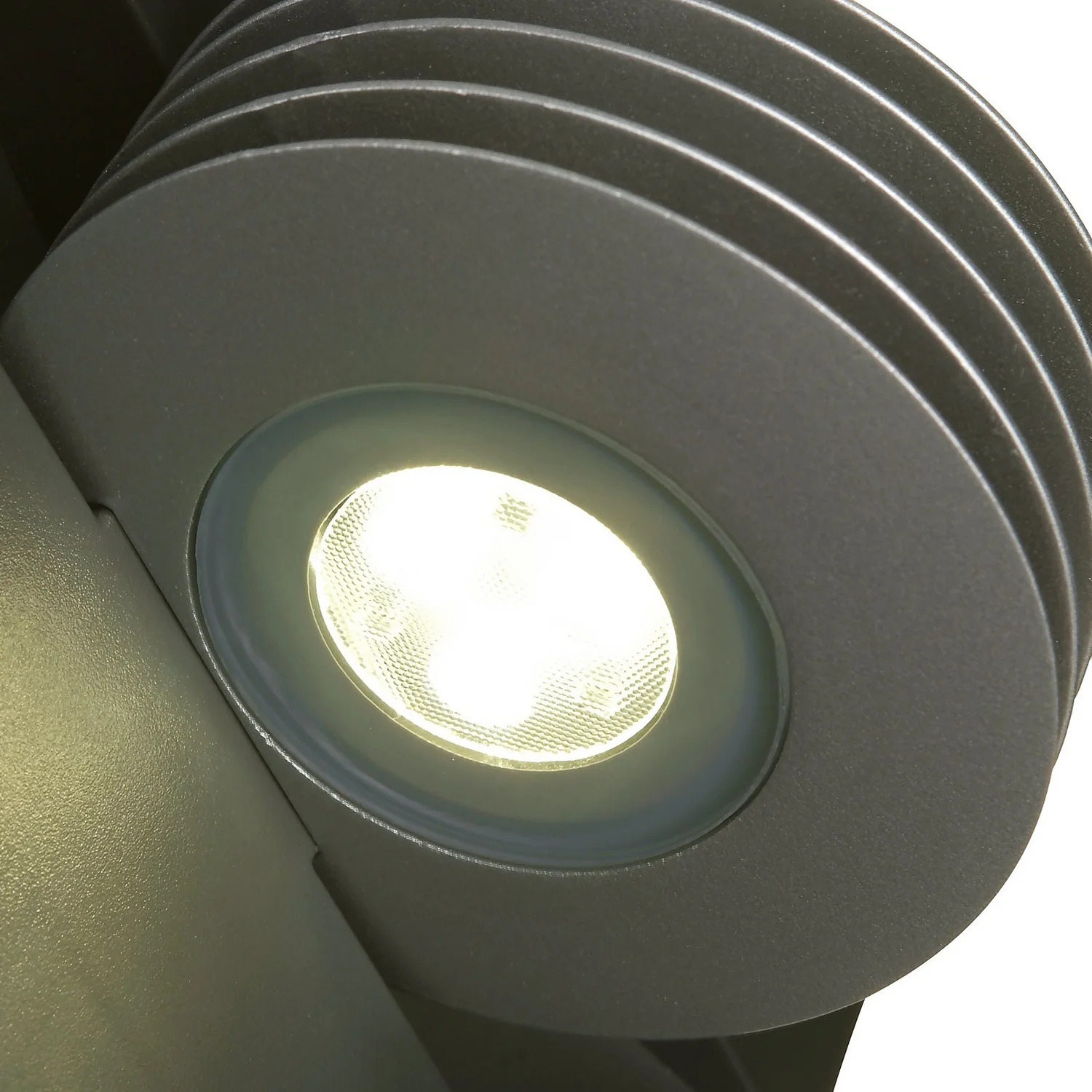 Lutec Split LED Up & Down Outdoor Wall Light - Anthracite 7 Lutec Split LED Up & Down Outdoor Wall Light - Anthracite - Image 7