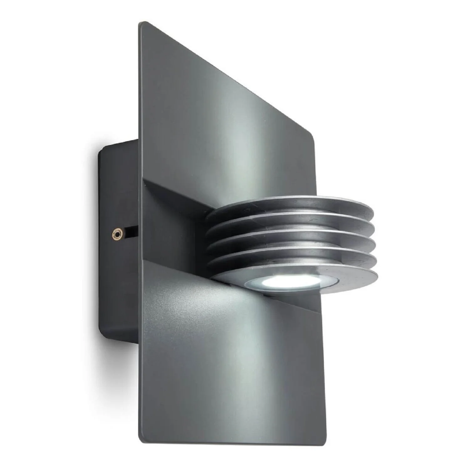 Lutec Split LED Up & Down Outdoor Wall Light - Anthracite 2 Lutec Split LED Up & Down Outdoor Wall Light - Anthracite - Image 2