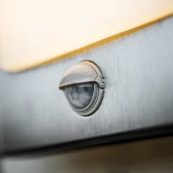 Lutec Face 13W LED PIR Outdoor Wall Light - Stainless Steel -Cheap Deco Casa Store 12819285 8224952877315036