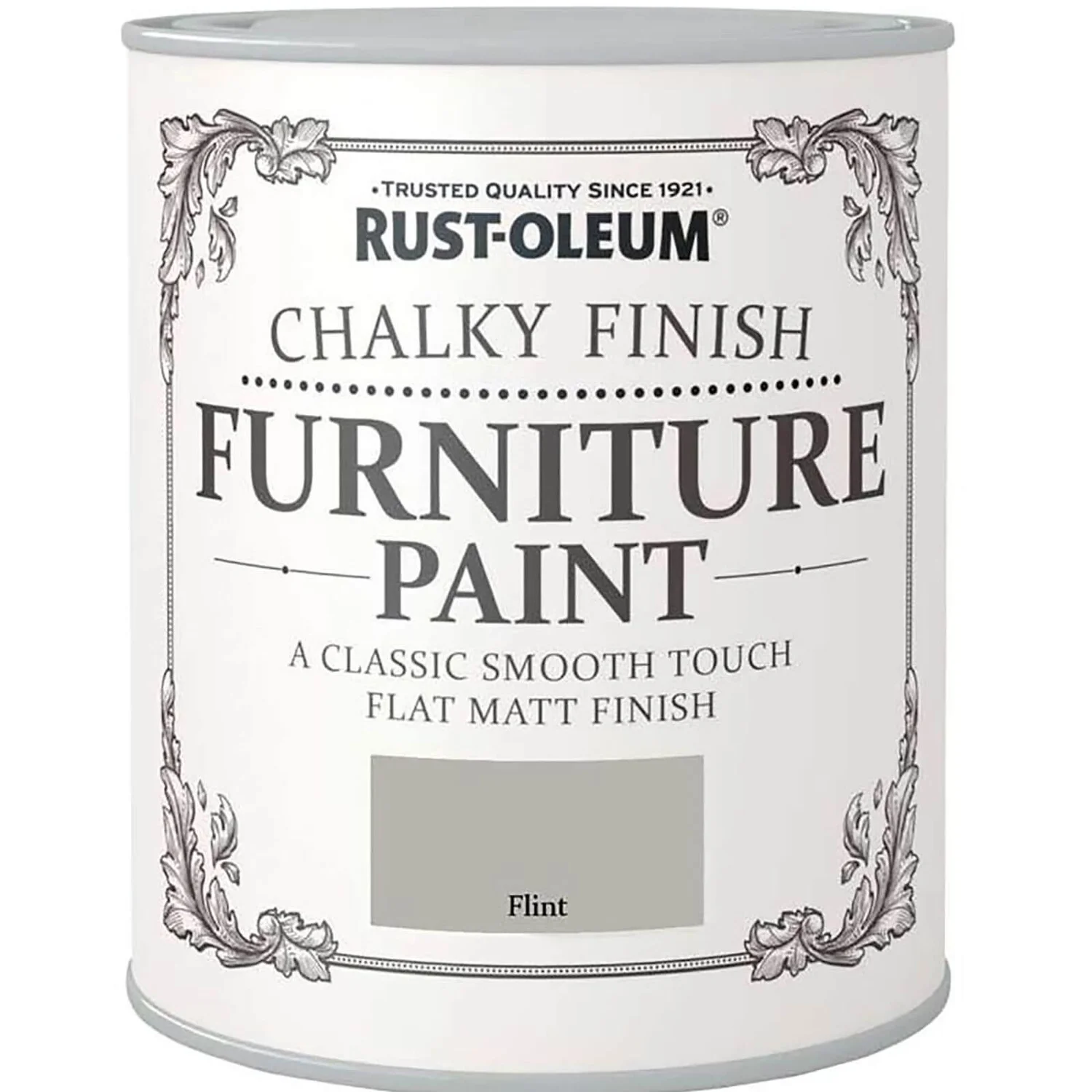 Rust-Oleum Chalky Furniture Paint - Flint - 125ml 1 Rust-Oleum Chalky Furniture Paint - Flint - 125ml